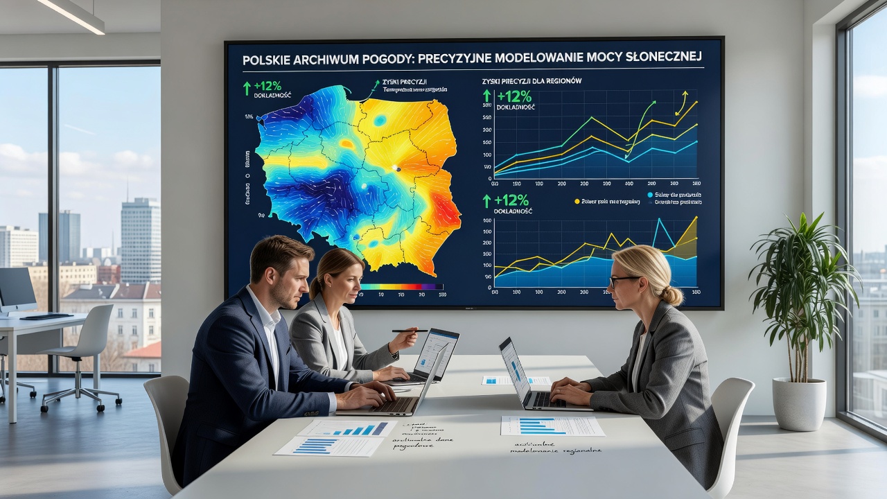 Solar array performance charts overlaid with archived weather station measurements